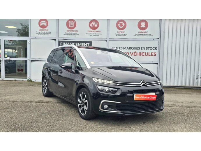 CITROEN GRAND C4 SPACETOURER Lounge 1.5 BlueHDi 130cv 7 Places + Cuir + Sieges AV Chauffants + Pack Techno + ADML + Hayon Elec
