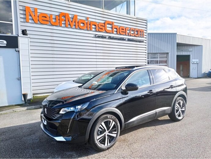 PEUGEOT 3008 GT 130cv EAT8 + Toit ouvrant panoramique + Hayon Mains Libres + NEUF 0KM